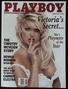 PLAYBOY US June 1997 VICTORIA SILVSTEDT Carmen Electra CARRIE STEVENS @Near Mint - Bild 1 von 8