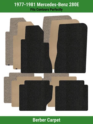 Alfombrillas Lloyd Berber fila delantera y trasera para Mercedes-Benz 280E 1977-1981  Foto 1 de 4