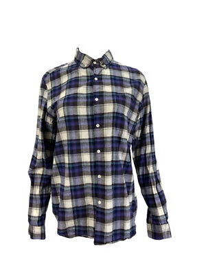 Camisa informal a cuadros multicolor de manga larga para mujer STEVEN ALAN talla S nueva sin etiquetas Foto 1 de 3