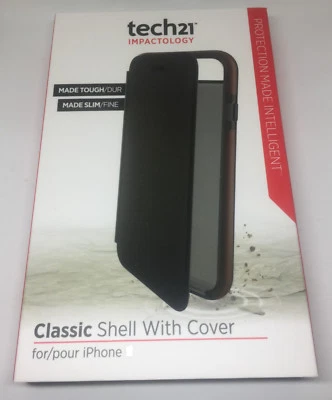 Apple Iphone 7 8 4.7 tech21 D30 impact shockproof Classic case book wallet cover - Image 1 of 4