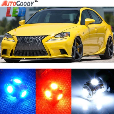 Kit de paquete interior de 14 luces LED blancas premium para Lexus IS 200t 250 350 300 Foto 1 de 4