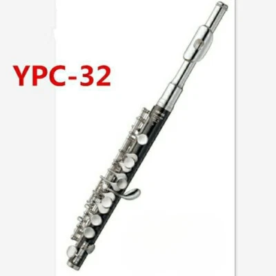 YPC-32 plateado Piccolo, llave C, cuerpo de resina ABS, llaves de cuproníquel, niquelado Foto 1 de 4