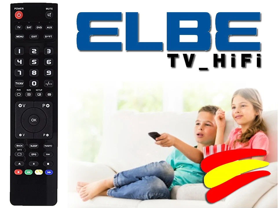 Mando ELBE  MINI-TDT20 MINI-TDT21 MONZA14 OR50WC PDVD3000 PDVD4000 - Imagen 1 de 1