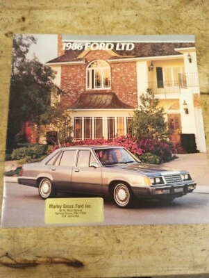 Ford LTD 1986 catálogo de folletos de ventas vintage Foto 1 de 4