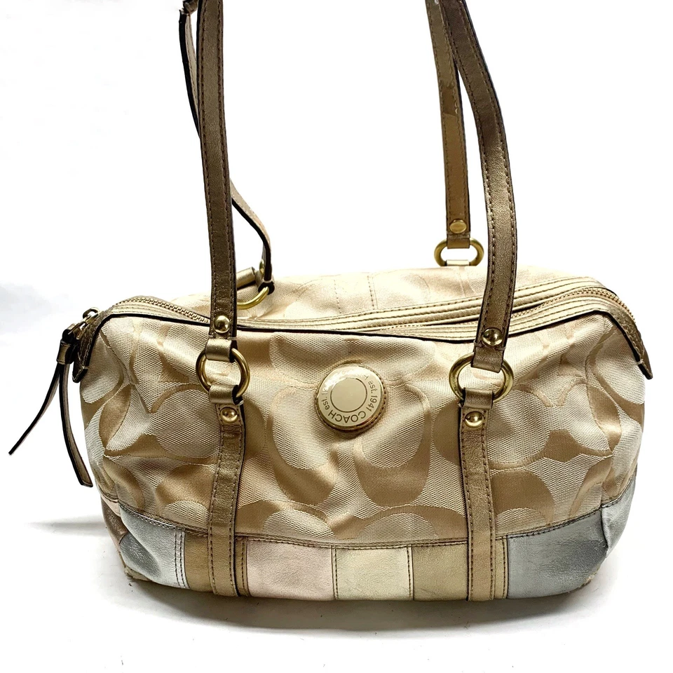 CARTERA COACH SOHO SIGNATURE RAYAS MULTICOLOR F19560 Foto 1 de 4
