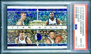 Panini Contenders Luka Doncic Silver Sparkle Team Squad Mavericks 2019-2020🔥📈 - Imagen 1 de 2