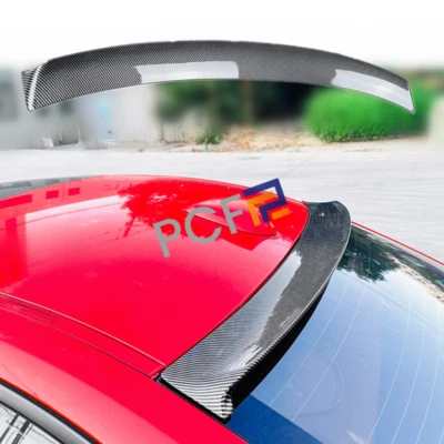Para BMW 2 Series F22 M2 F87 aparência de carbono teto traseiro spoiler asa acabamento 2014-2019 - Imagem 1 de 4