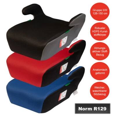 UNITED KIDS Autositzerhöhung Vito – iSize Norm R129 für Kinder von 126-150 cm - Bild 1 von 4