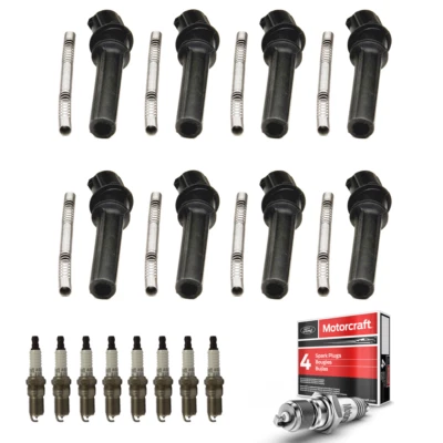 Bobina de encendido arranque y bujía Motorcraft para Ford F150 F250 V8 E350 E450 V10 Foto 1 de 4