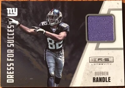 2012 Rookies & Stars Longevity Dress For Success Jerseys Rueben Randle #20 - Image 1 of 2