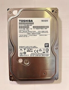 Toshiba 1TB DT01ABA100V 7200RPM 3.5" SATA 6.0Gb/s Internal Hard Drive - Picture 1 of 2