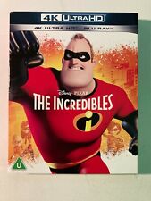 The Incredibles w/ Slipcover (4K Uhd + Blu-ray, 2 Discs, 2004, Disney) *New*