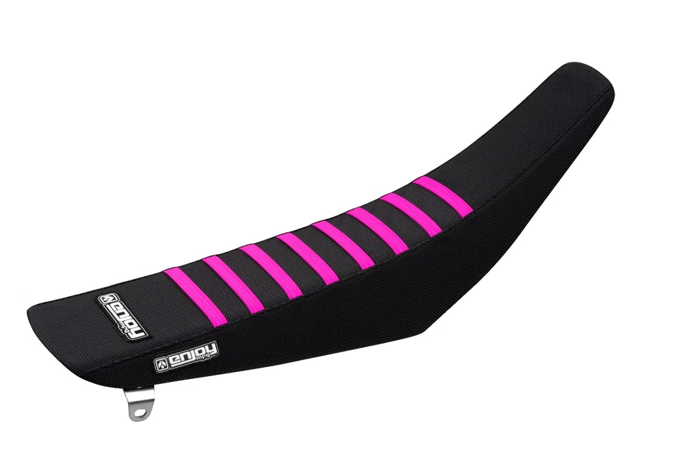 Yamaha TTR 125 2000-2007 cubierta de asiento pinza Enjoy Mfg costillas todo negro/rosa #121 Foto 1 de 1