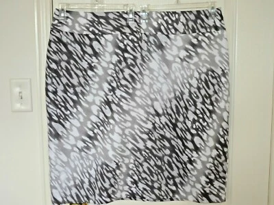 NUEVO CON ETIQUETAS AK Anne Klein falda ligera estampado animal totalmente forrada talla grande 24W 3X Foto 1 de 4