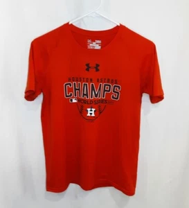 Houston Astros Under Armour World Series Champs 2017 T-Shirt Youth Large - K2 - Picture 1 of 4