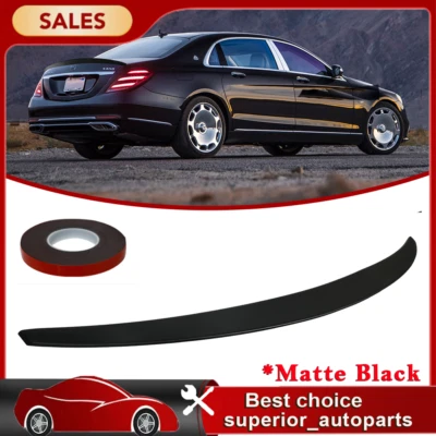 Rear T Spoiler Wing for Mercedes Benz S W222 Sedan S450 S550 S560 S63 2014-2020 - Imagem 1 de 4