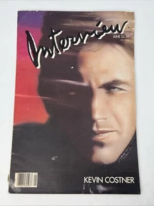 Andy Warhol's Interview Magazine June 1987 Kevin Costner Leonor Scherrer Gore Vi - Picture 1 of 8