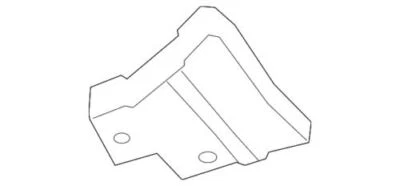 Genuino GM 2008 Saturn Astra XE Soporte Guardabarros Placa de retención Conjunto 93180451 Foto 1 de 2