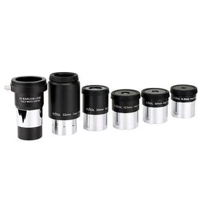 Telescope Eyepieces 2X Barlow Lens Kit 6.3/10/12.5/20/32mm for Astro Telescope - Picture 1 of 9