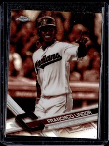 2017 Topps Chrome Sepia Refractor #126 - Franscisco Lindor - Picture 1 of 2