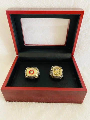 2 PCS Houston Rockets Championship Ring W Box, ๐บ๐ธ SHIP BACK TO BACK 1994/95 Cover