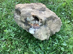 26Lb + Indiana Geode Crystals , minerals,fossil Intact Jewelry Lapidary - Imagen 1 de 5