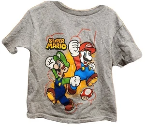 Boys Super Mario and Luigi Shirt Size XXS. Good Condition  - Picture 1 of 3