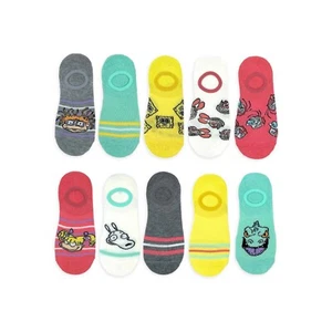 Nick 90's Women's Stay-Put Liner Socks, 10-Pack, Size 4-10 - Picture 1 of 3