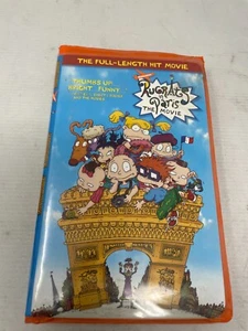 Rugrats in Paris The Movie (VHS 2001, Clamshell) Nickelodeon, Elizabeth Daily - Picture 1 of 3