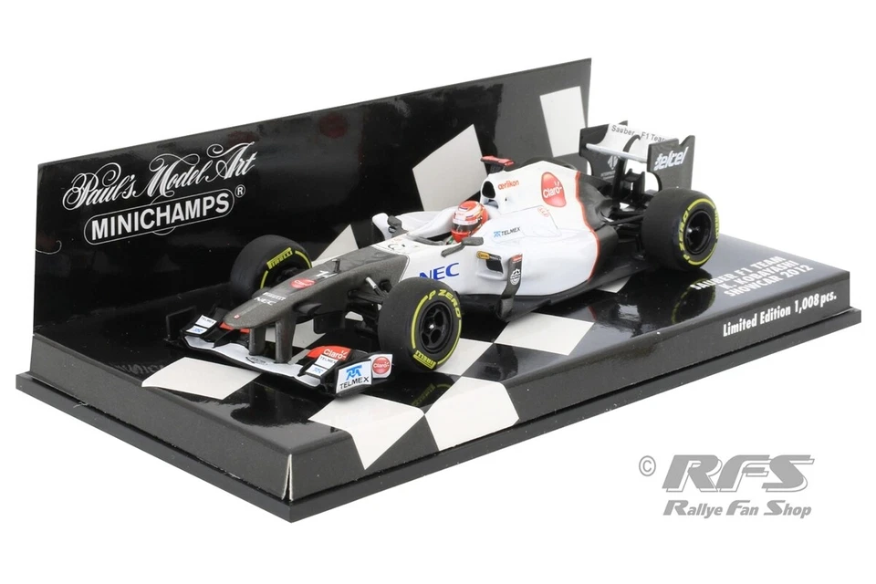 Sauber Ferrari F1 Team Kamui Kobayashi Formel 1 Showcar 2012 1:43 Minichamps - Bild 1 von 1