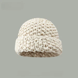 Women Men Skull Cap Beanie Hat Winter Warm Ski Knitted Brimless Casual Soft Cosy - Picture 1 of 19