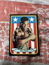 1989 broder Boxing Card Stars Stripes Mike Tyson World Champ Nr Mint Vintage