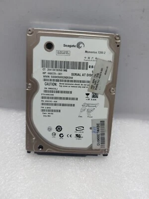 Seagate Momentus 7200.2 Notebook Festplatte / HP 448079-001 / 160GB - Bild 1 von 4