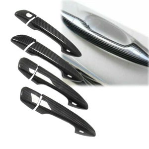 Real Dry Carbon Fiber Keyless Entry Handle Cover Fits 12-20 GS350 GS450H GSF - Foto 1 di 3