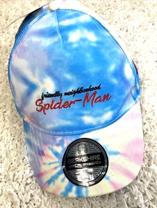 Youth Spiderman Embroidered Tie-dye Snapback Cap - Picture 1 of 8