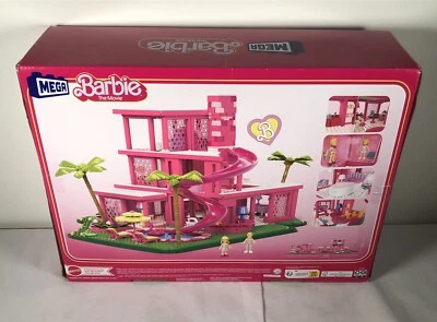 Mega Mattel Barbie The Movie Dreamhouse Building Block Set 1795 Pcs New - Image 1 of 4