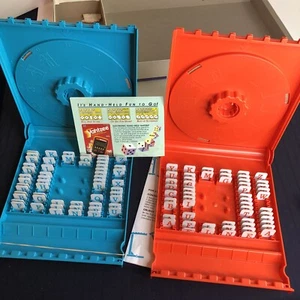 VINTAGE 1988 HANGMAN GAME #100 COMPLETE FUN AGES 8+ 2 Players Damaged Box - Picture 1 of 8