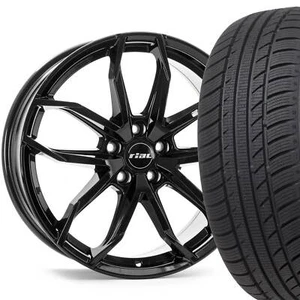NEU 18 Zoll ABE Winterräder Schwarz Rial 235/55 Winterreifen Seat Tarraco Hybrid - Bild 1 von 5