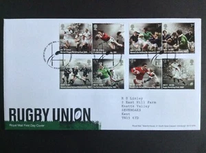 GB 2021 Rugby Union Set on Typed Address First Day Cover - Tallents House S/H/S - Picture 1 of 1