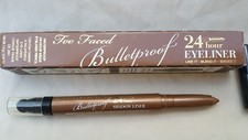 Too Faced Bulletproof 24 Hour Eyeliner Waterproof Mink Brown Crayon New Nib