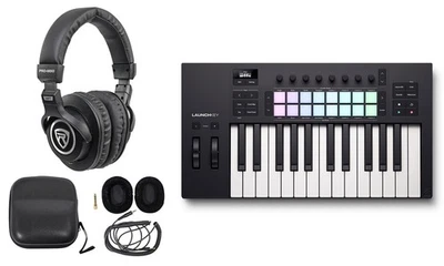 Novation LAUNCHKEY 25 MK4 25-Key USB MIDI Ableton Keyboard Controller+Headphones - Image 1 of 4