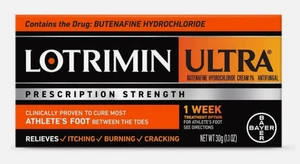 Crema antifúngica Lotrimin Ultra 1 semana tratamiento pie atleta 1,1 oz totalmente nueva - Imagen 1 de 1