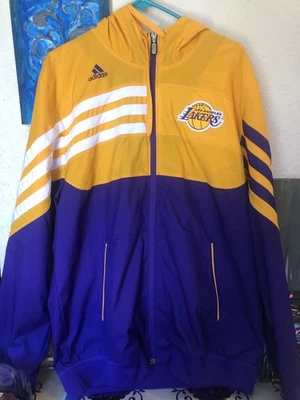 Adidas original The Lakers Jacket Purple And Yellow . XL  - Image 1 of 4