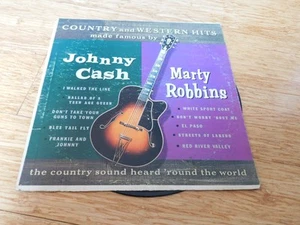 33 12" LP JOHNNY CASH MARTY ROBBINS COUNTRY & WESTERN HITS - Picture 1 of 4