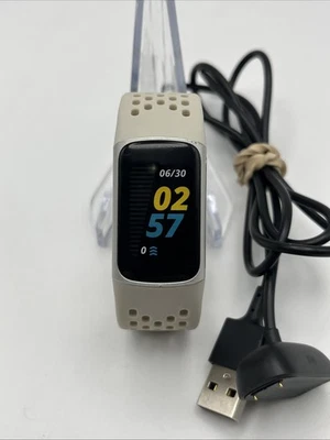 Fitbit Charge 5 Fitness Sleep Tracker Smartwatch w/ Charger and Band - Image 1 of 4
