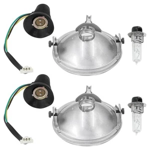 Headlight & Halogen Bulb For Yamaha Kodiak 400 YFM400FW 1996-1998 Left & Right - Picture 1 of 7