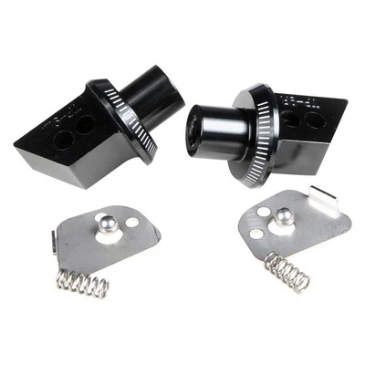 For Suzuki Vstrom 1000 2018 Puig Passenger Foot Peg Adapters Black - Imagem 1 de 2