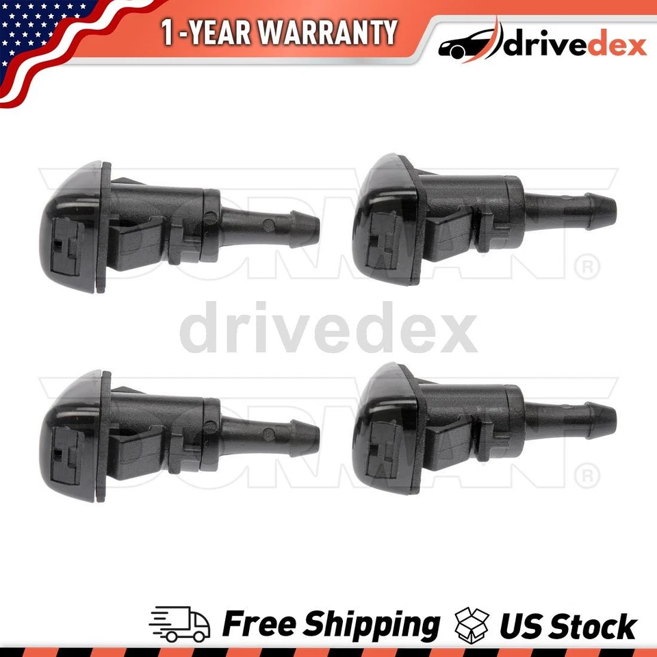 Par de boquillas de lavado de parabrisas Dorman - AYUDA para Dodge Avenger 2008 2009 2010 Foto 1 de 4