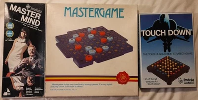 Invicta Games x 3 - Master Mind + Mastergame + Touch Down - Vintage - Image 1 of 4