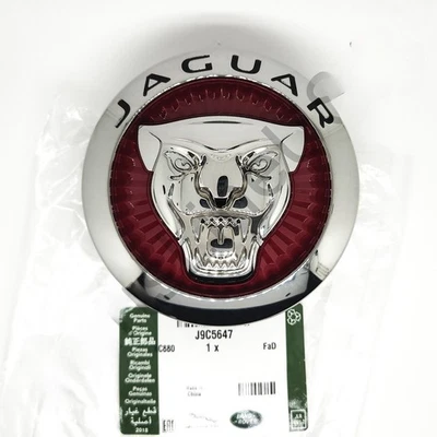 Genuine Jaguar Grille Emblem Badge Rad Ornament J9C5647 - Image 1 of 4